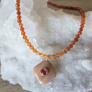 carnelian necklace